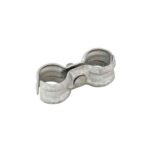 Galvanized fixed fencing coupler joining fence tubes – Unifastener UAE