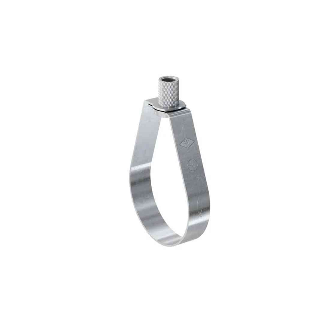 Galvanized sprinkler pipe clamp Galvanized sprinkler pipe clamp on threaded rod – fire protection UAE